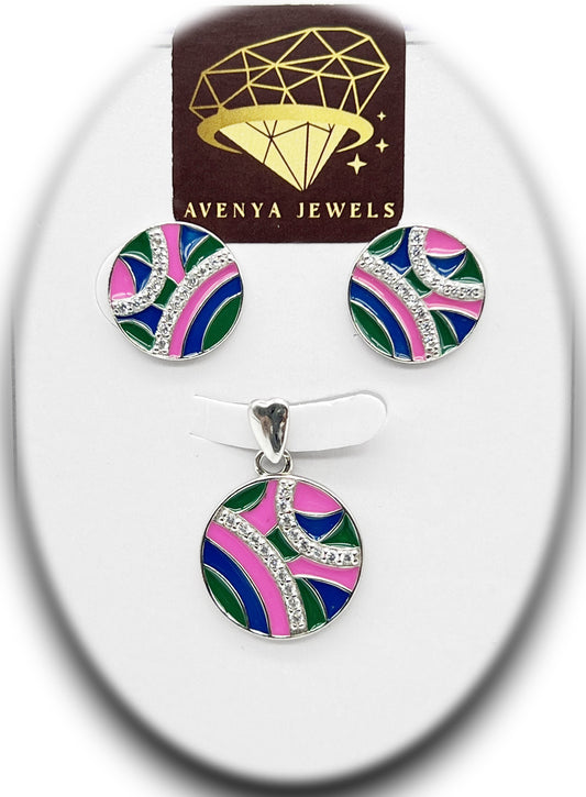 Rainbow Charm Pendant Set πβ¨π