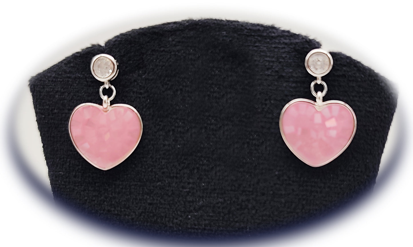 π Blush Heart Earrings πΈ