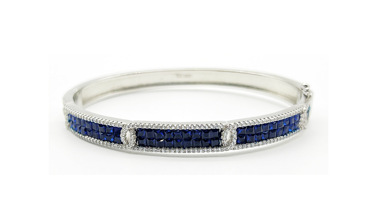 π Sapphire Illusion Bangle β¨π