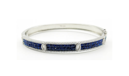 π Sapphire Illusion Bangle β¨π