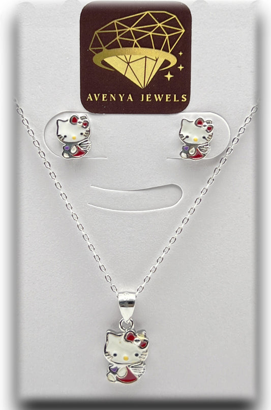 Little Kitty Pendant Set π±ππ