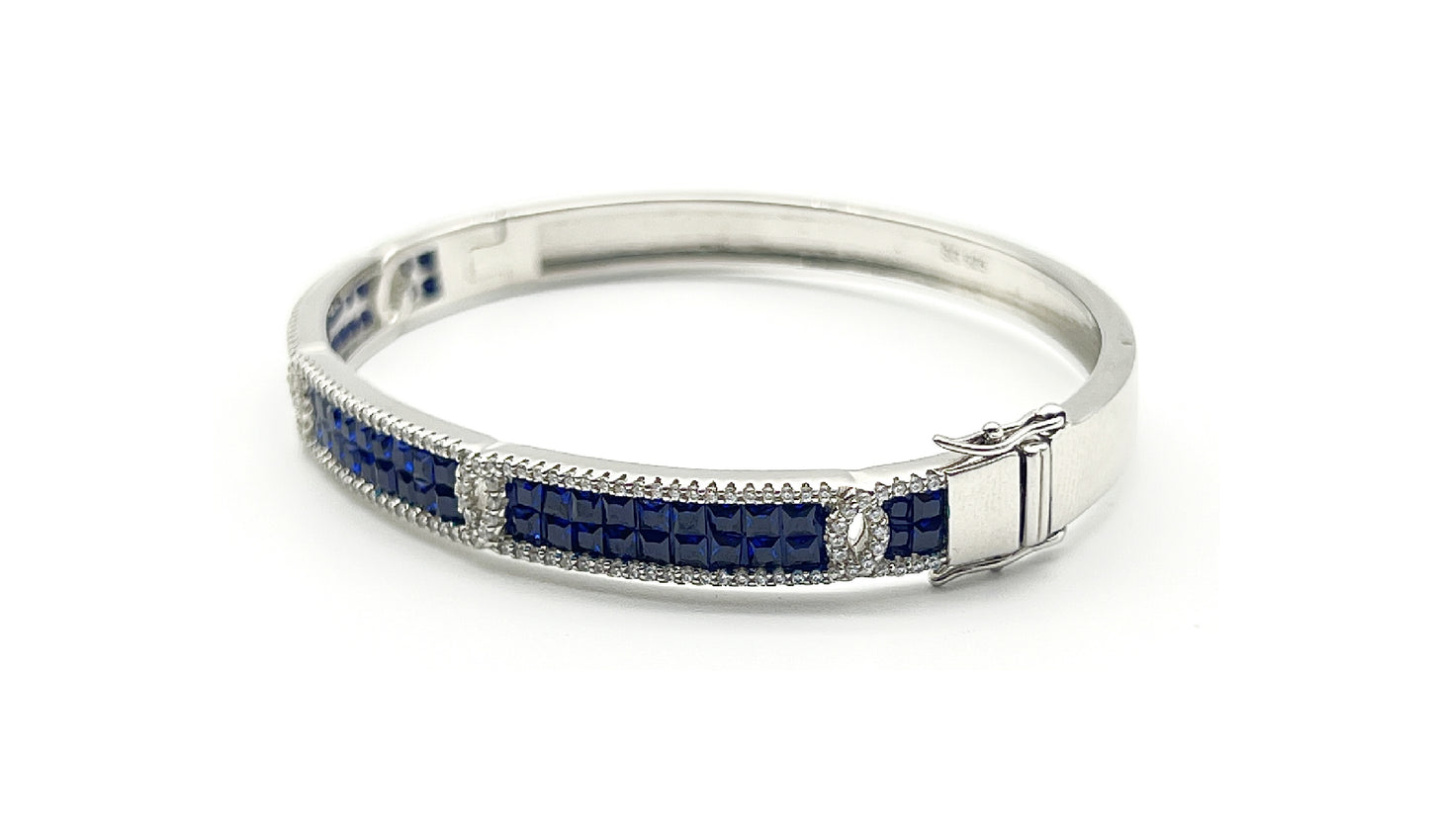 π Sapphire Illusion Bangle β¨π