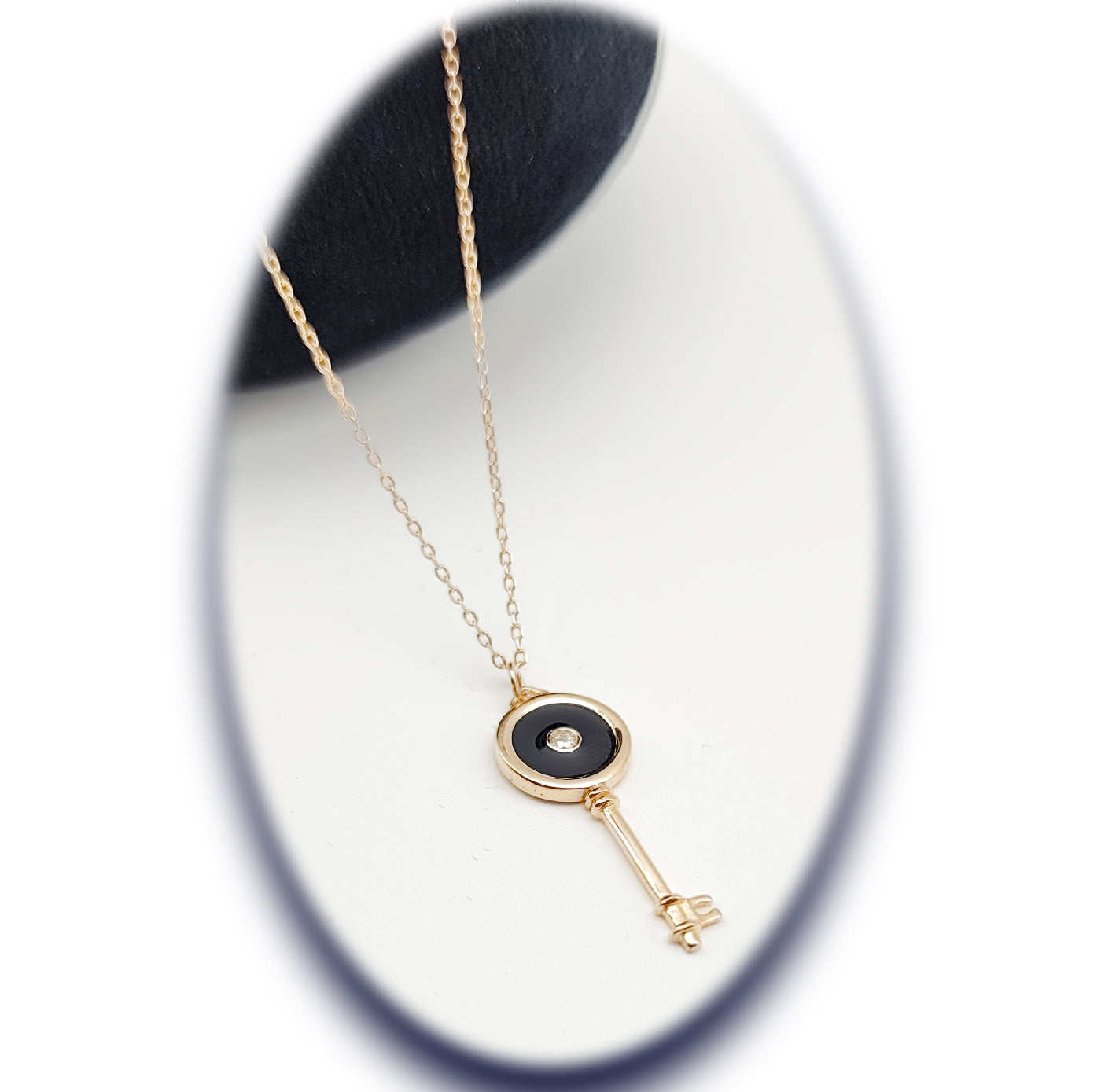 ποΈ Midnight Key Necklace π€β¨