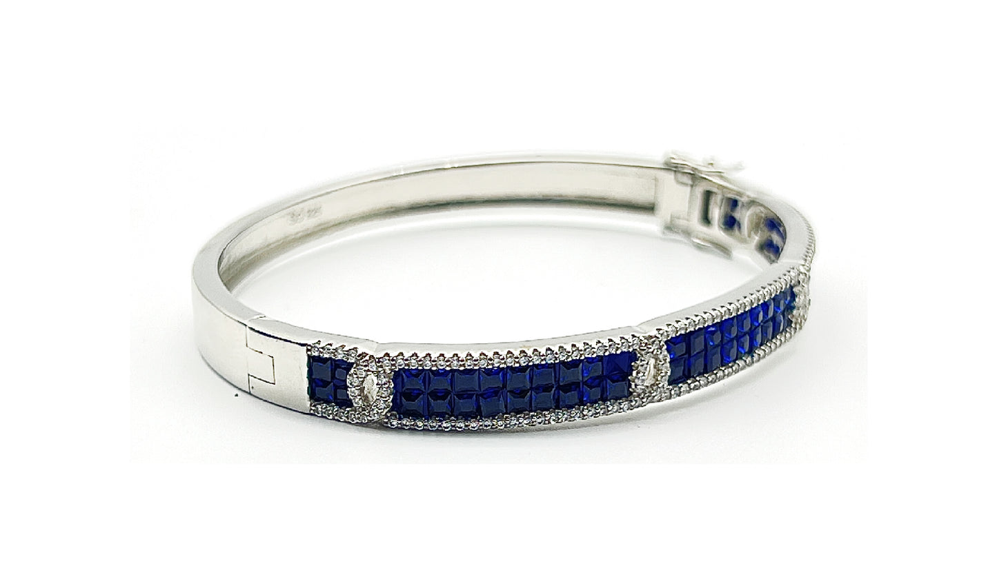 π Sapphire Illusion Bangle β¨π