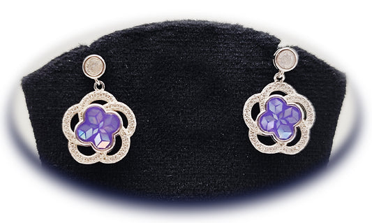 π« Amethyst Bloom Earrings π·