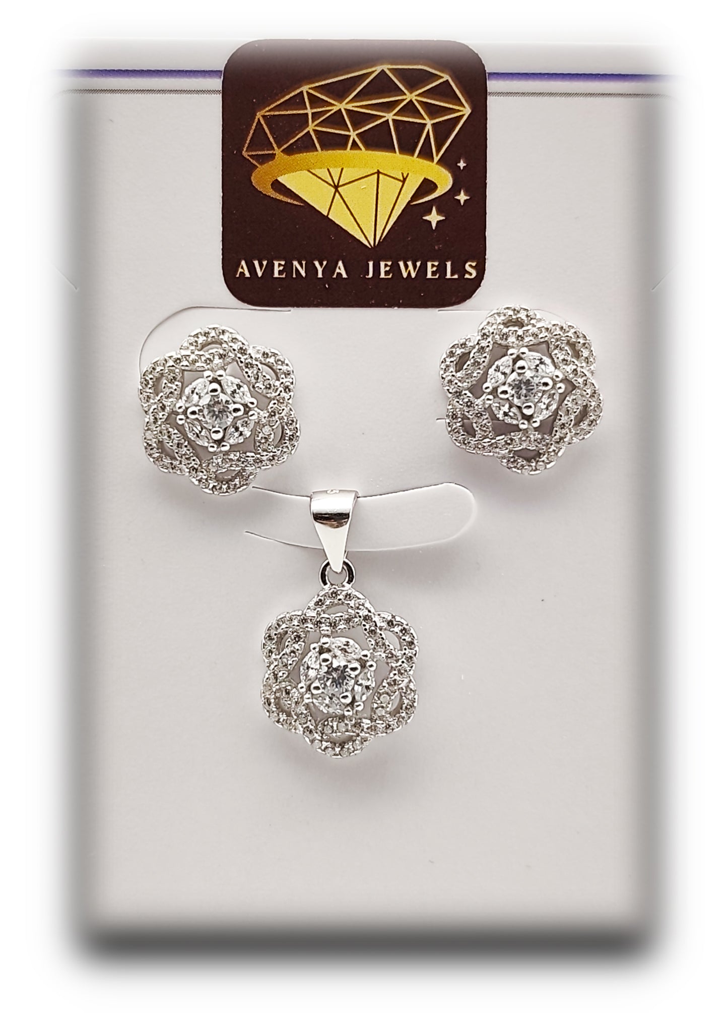 π· Fiorenza Silver Pendant Set π