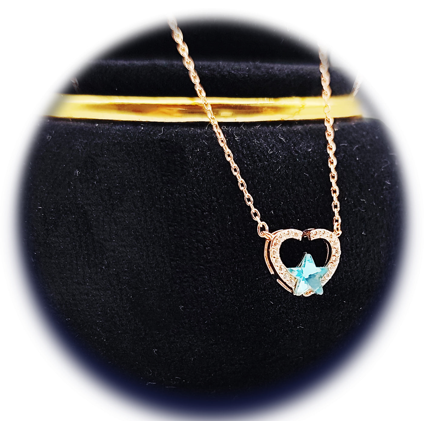 π Starry Heart Necklace πβ¨