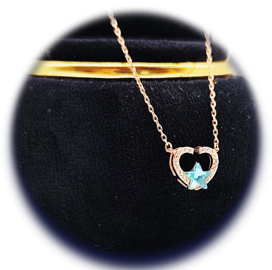 π Starry Heart Necklace πβ¨