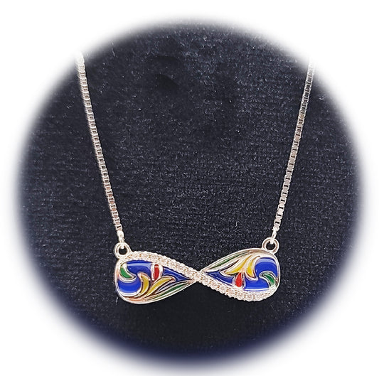 π Eternal Blue Bloom Necklace πΉπ