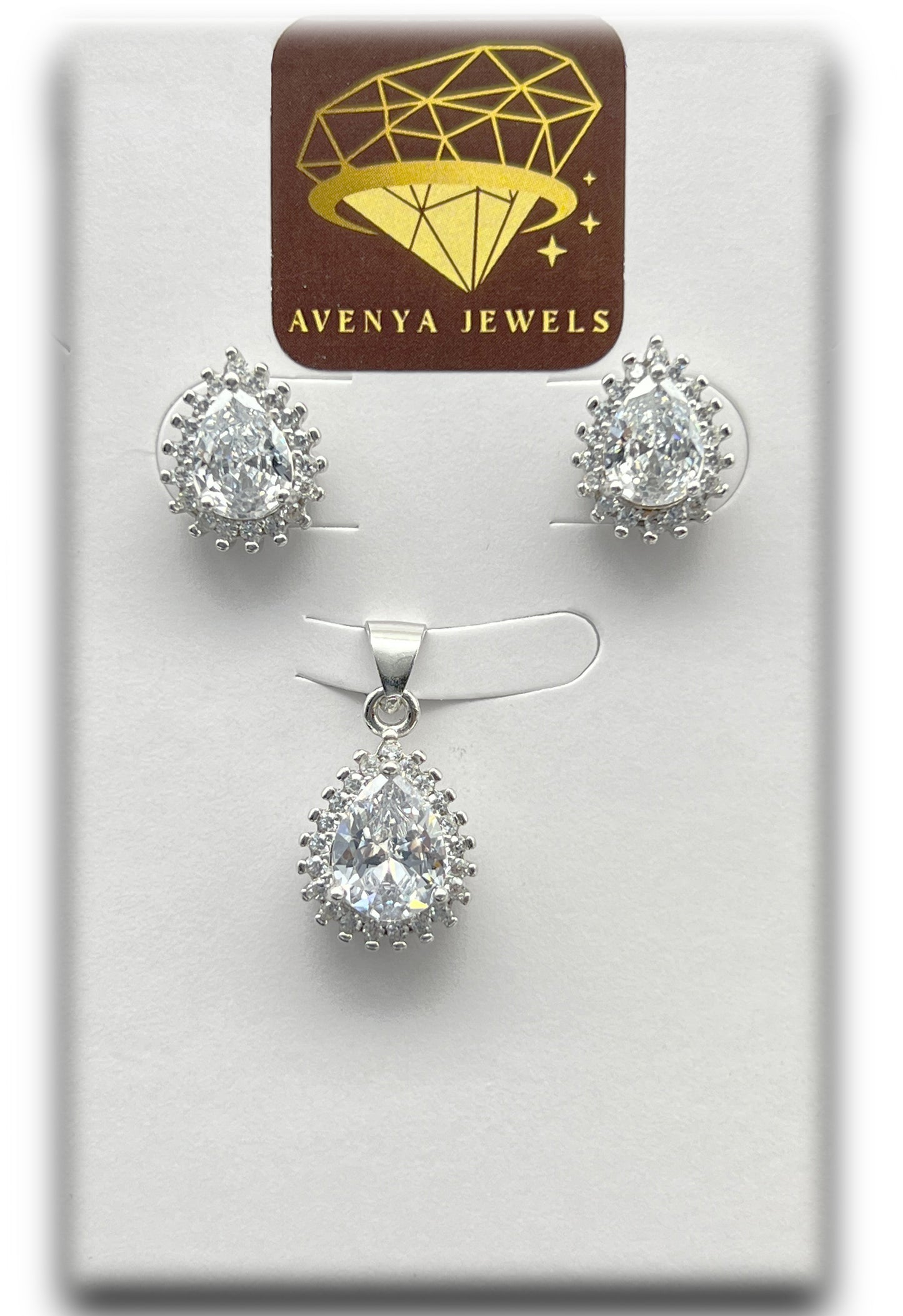 Graceful Pear Pendant Set ππ