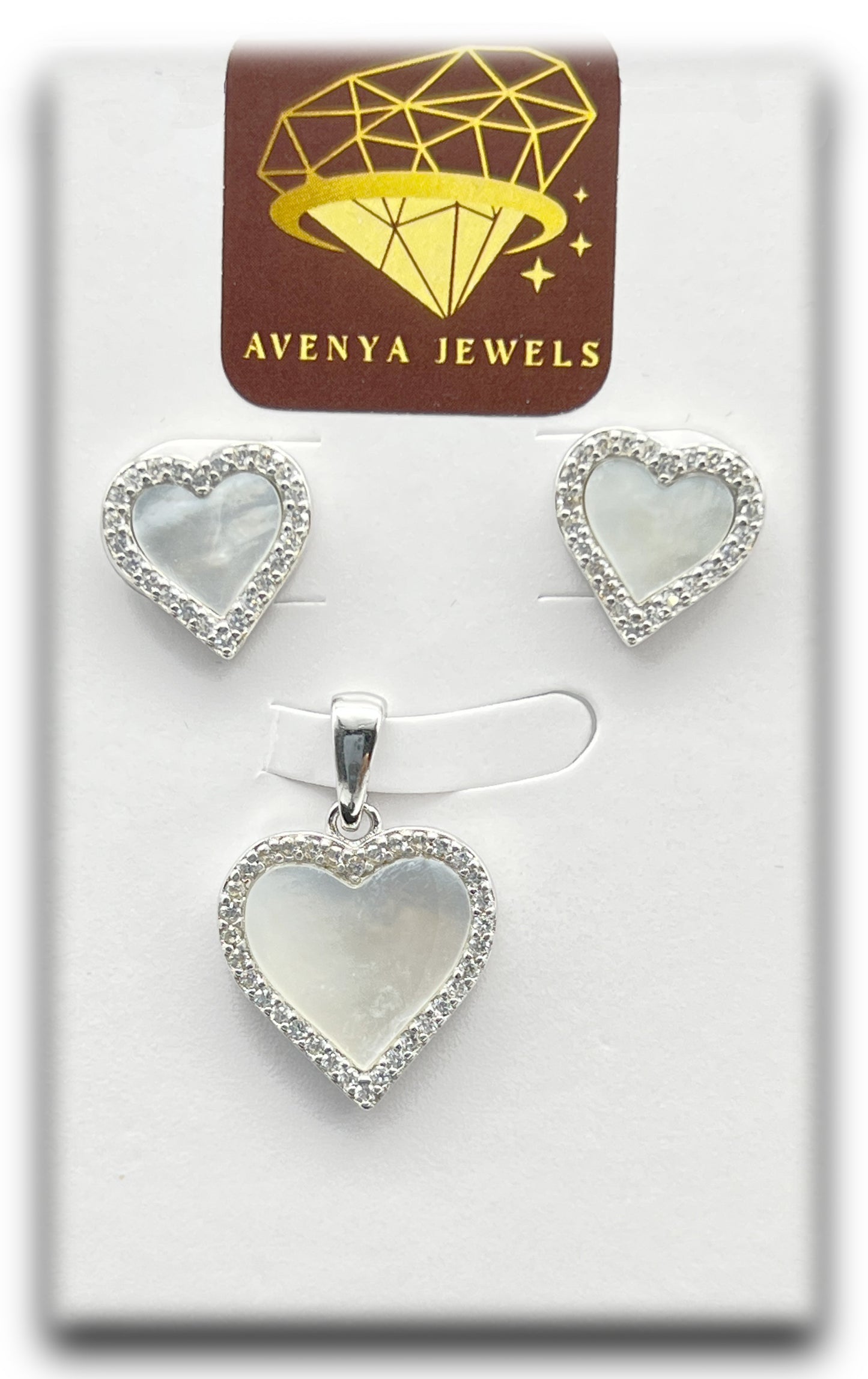 PearlHeart Elegance Pendant Set πβ¨