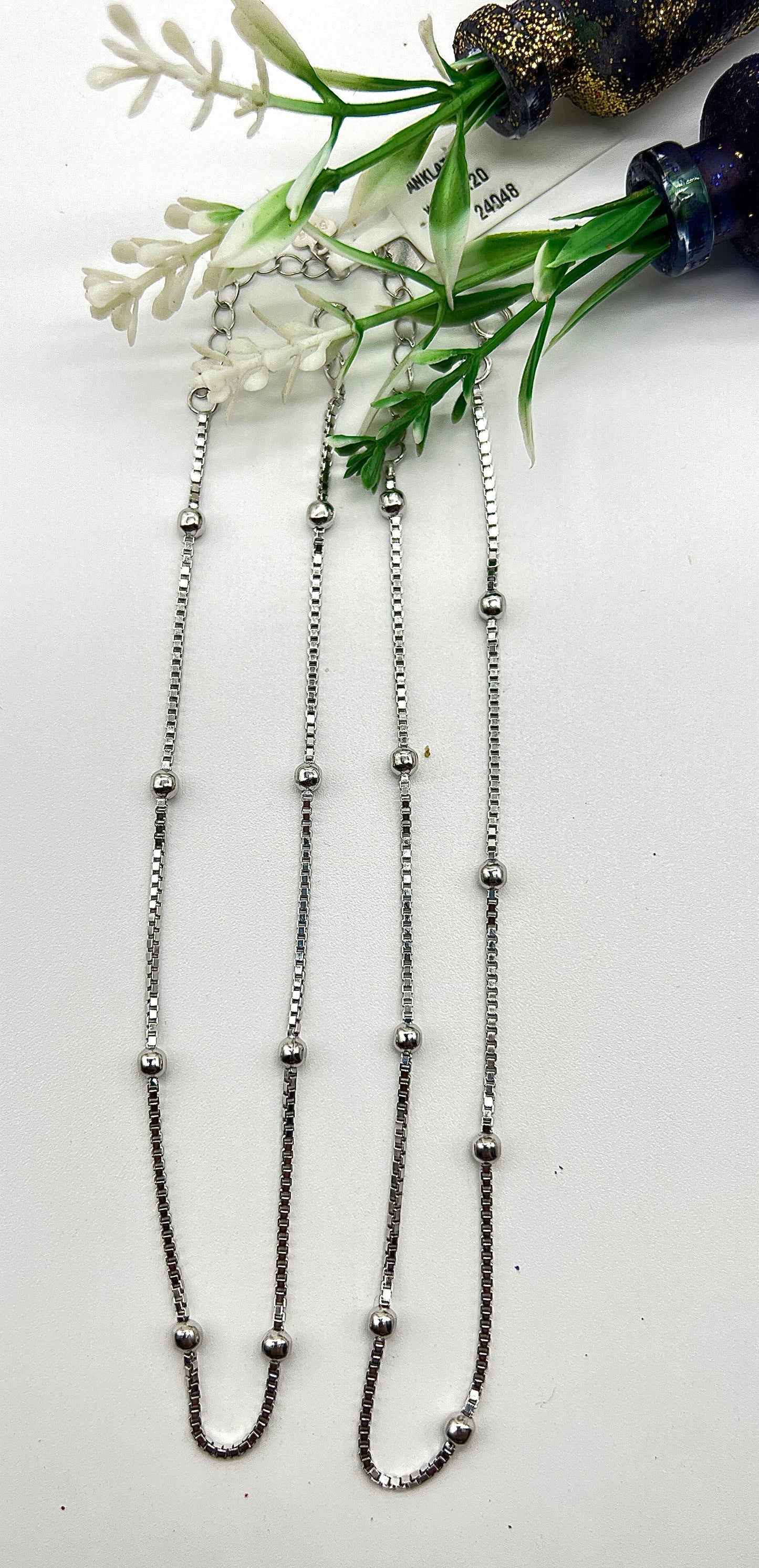 BeadBoxCharm Anklet π