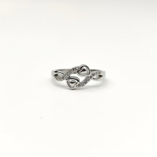 DoubleGleam Hearts Ring ππ«