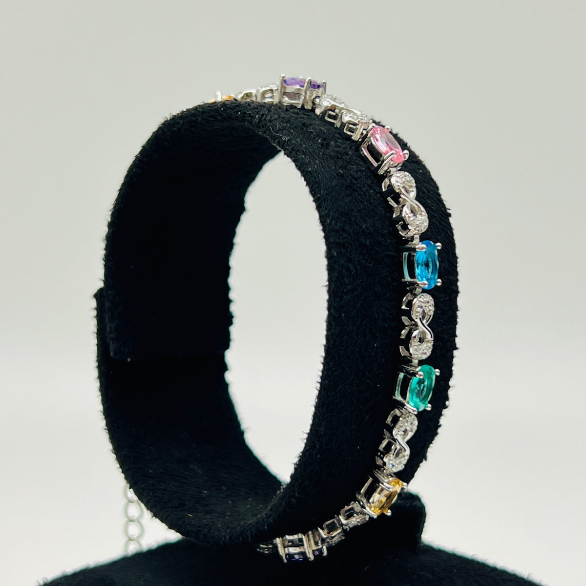 šāØ Aurora Oval 925 Silver Bracelet