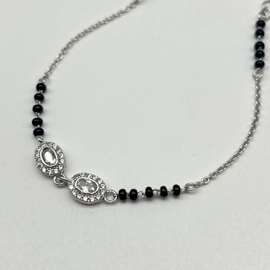 🖤✨ DuoÉlan 925 Silver Mangalsutra Bracelet