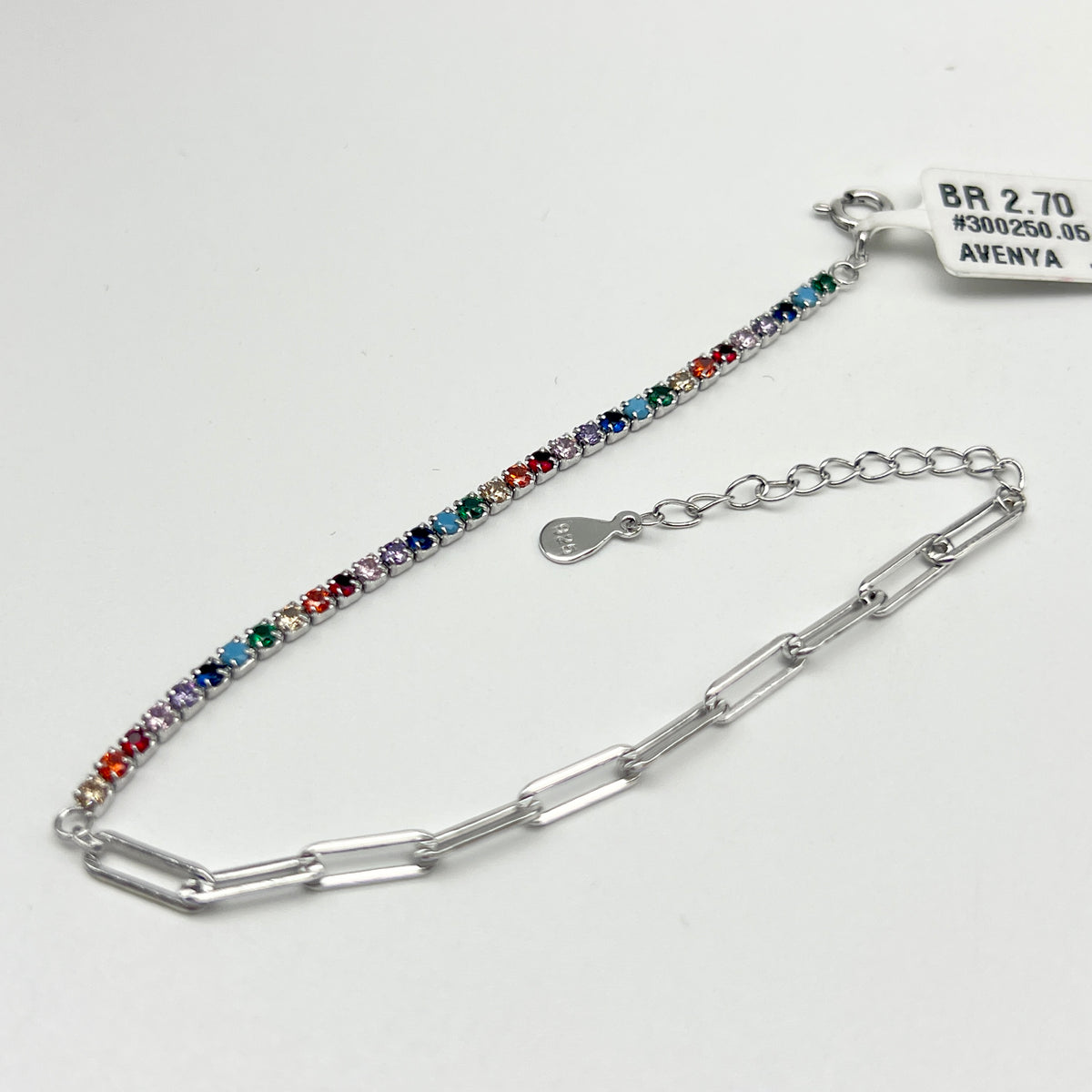 šāØ Chromaluxe Link 925 Silver Bracelet