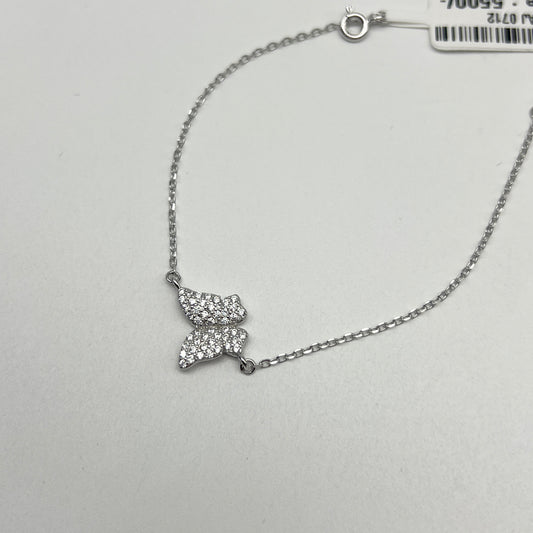 💎🦋 IvoryWing 925 Silver Swarovski Bracelet