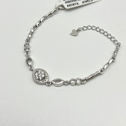 🌸💎 Pearlora Bloom 925 Silver Bracelet