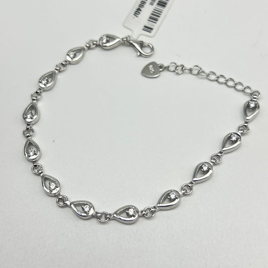 💧💎 Vellora Drop 925 Silver Bracelet