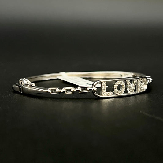 β€οΈβ¨ Amoura Γclat Swarovski 925 Silver Bangle π