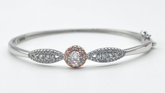 Grace Halo 925 Silver Bangle ✨