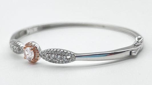 Grace Halo 925 Silver Bangle ✨