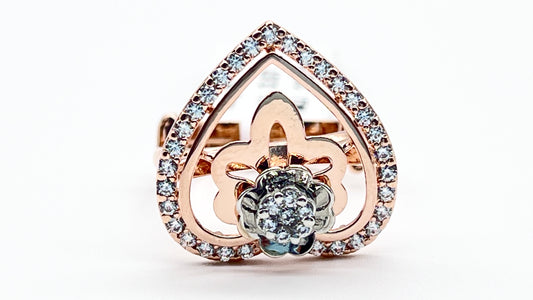 RosรฉHeart Filigree Ring ๐น๐