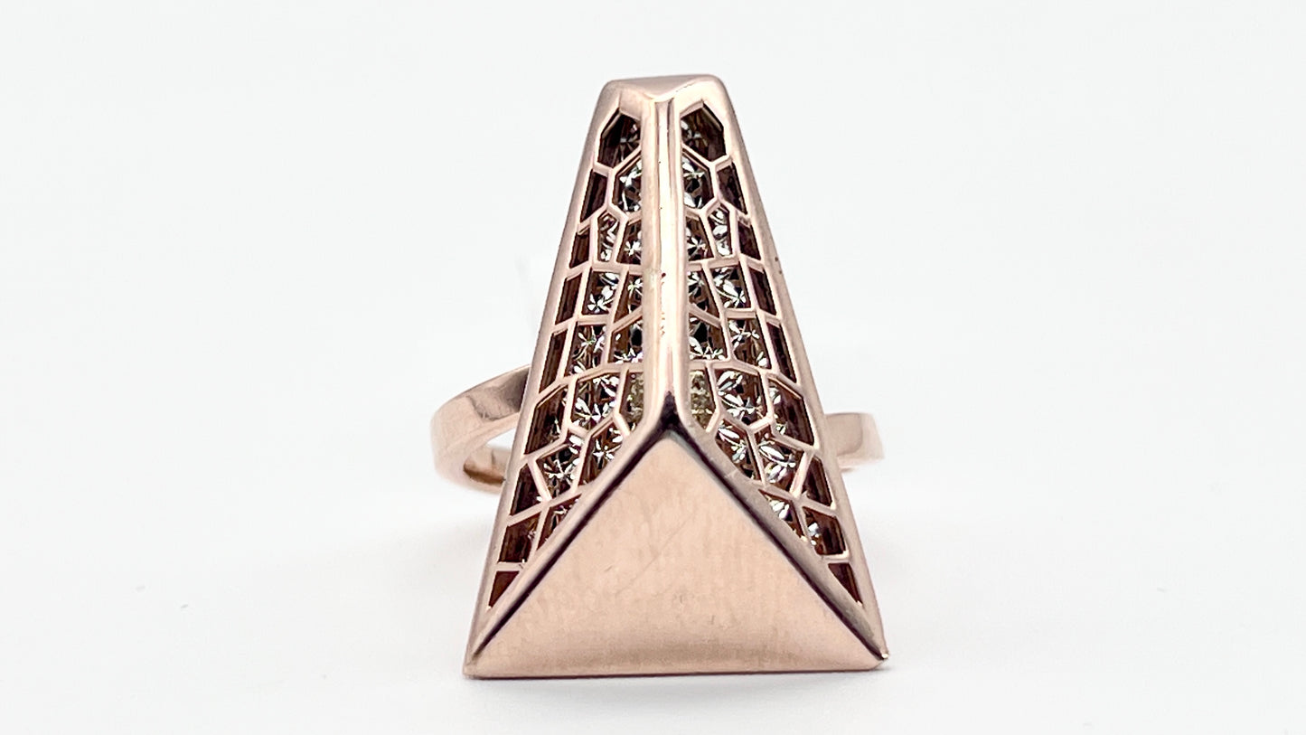 ✨ Handcrafted Rose Gold Bliss Ring