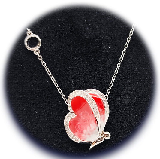 🔥 Ruby Flame Necklace ❤️‍🔥