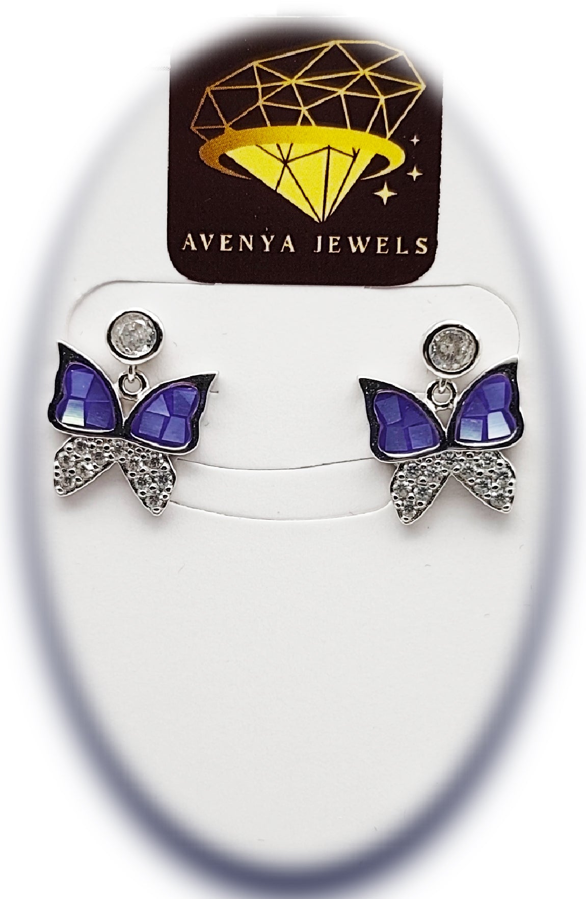 🦋 Viola Butterfly Earrings 💜