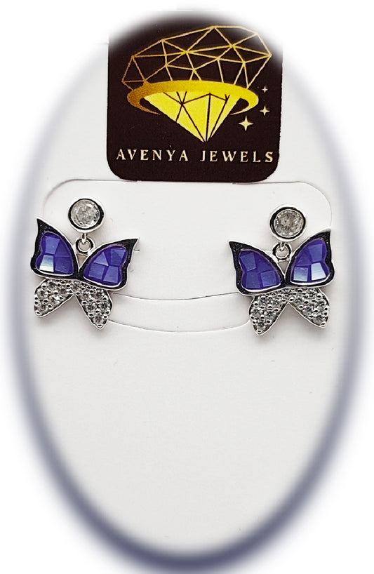 🦋 Viola Butterfly Earrings 💜