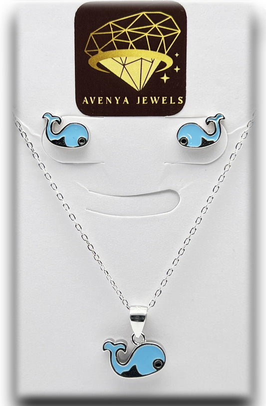 Little Blue Whale Baby Set 🐳💎✨