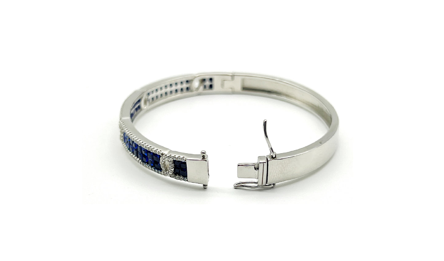 💙 Sapphire Illusion Bangle ✨💎