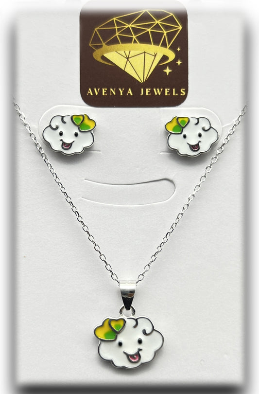 CloudyHug Baby Pendant Set ☁️💕