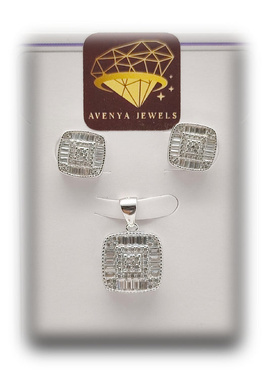 ✨ Eterna Brillanza Pendant Set 💎