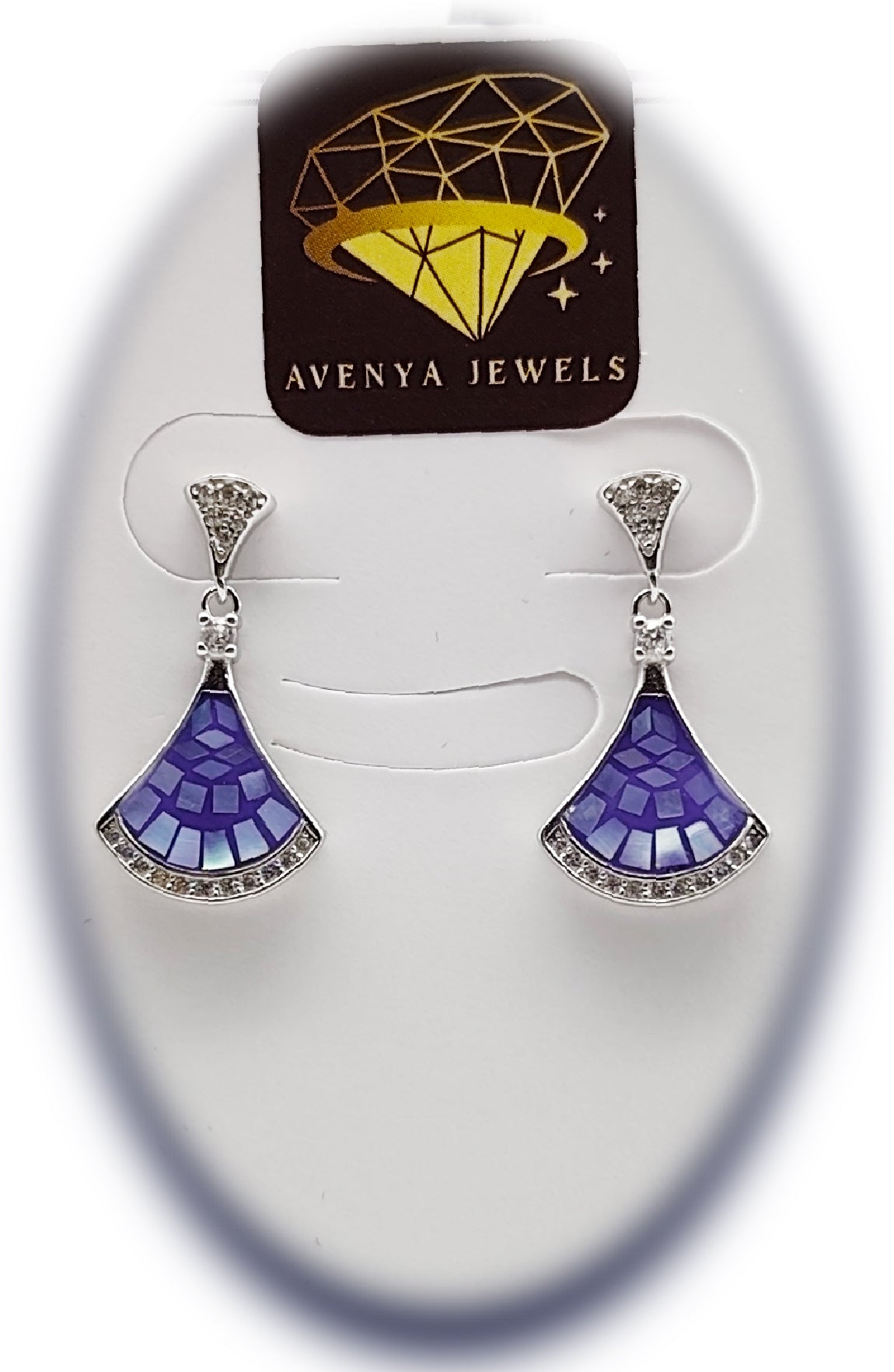 💜 Divina Viola Earrings 🌙