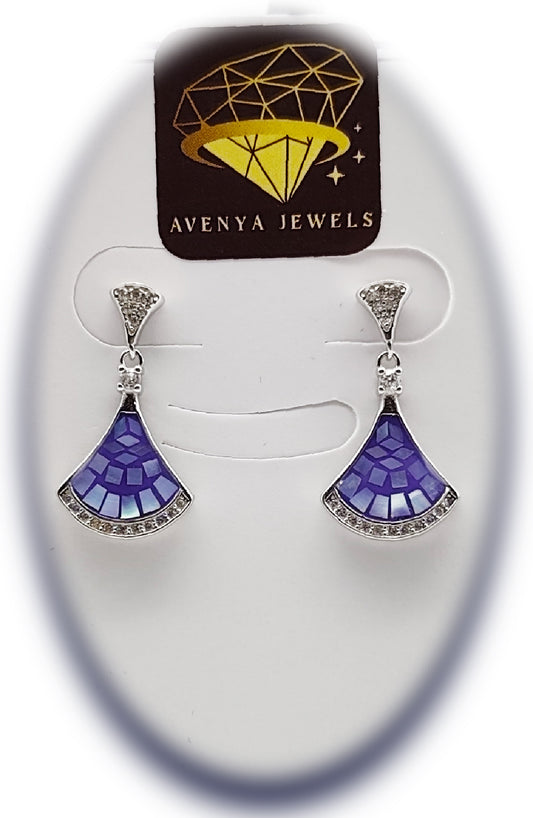 💜 Divina Viola Earrings 🌙