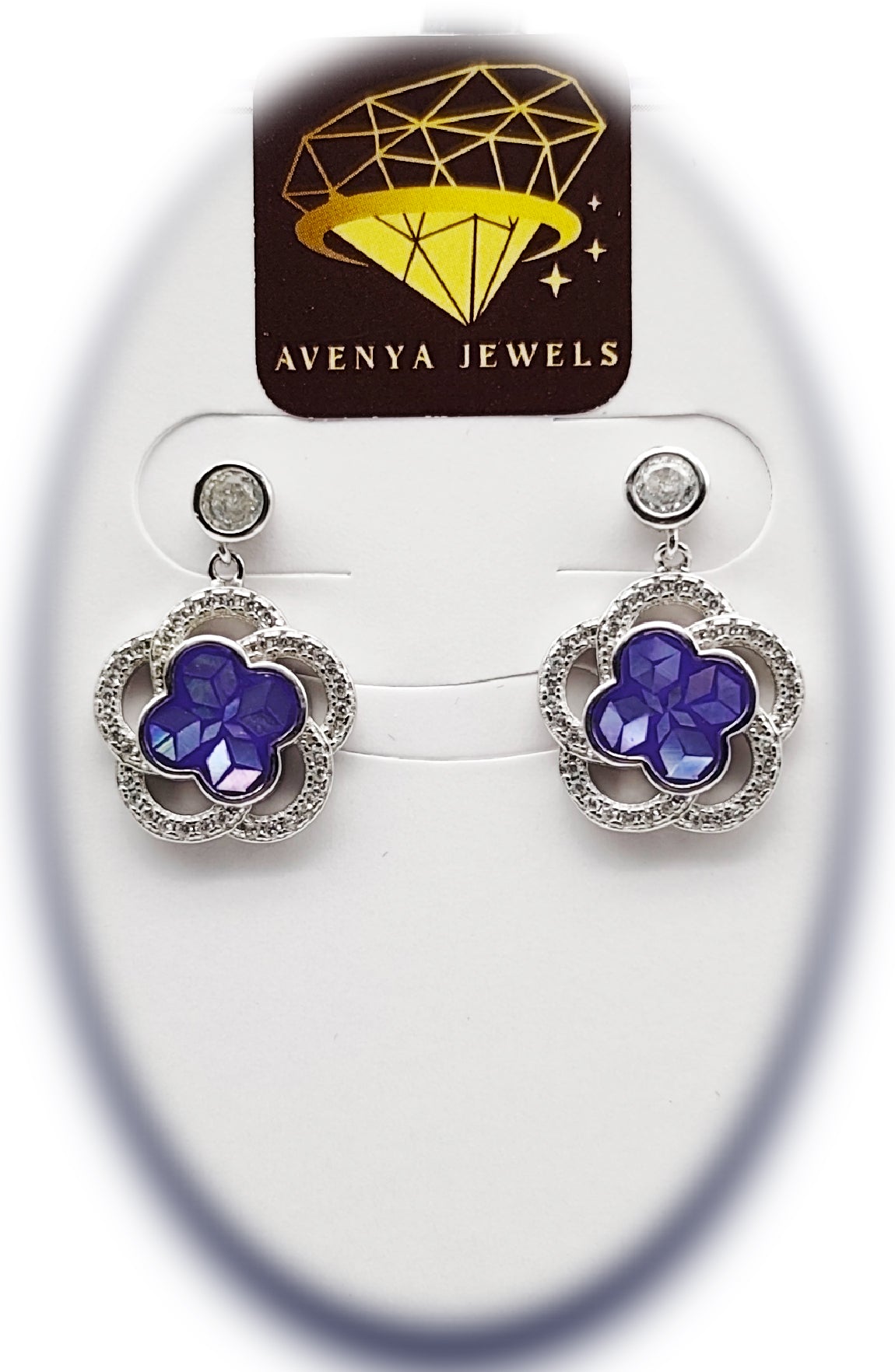 💫 Amethyst Bloom Earrings 🌷