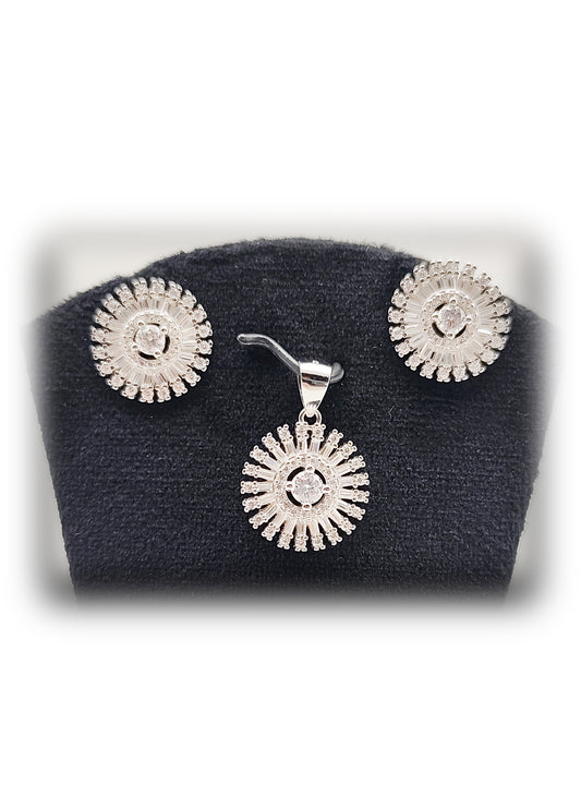 🌸 Fiore di Luce Pendant Set 💎