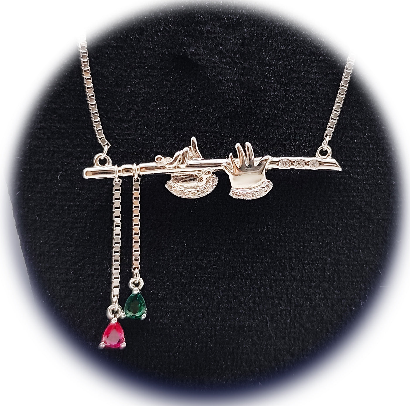 🎶 Krishna’s Blessing Necklace 🕉️💎