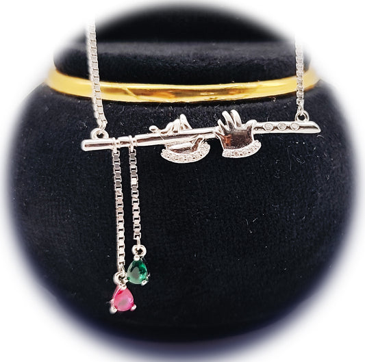 🎶 Krishna’s Blessing Necklace 🕉️💎