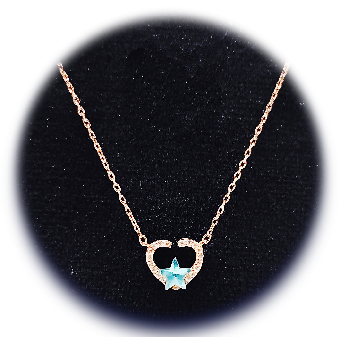 💖 Starry Heart Necklace 🌌✨