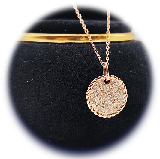 🌸 Serenity Circle Necklace 💎✨