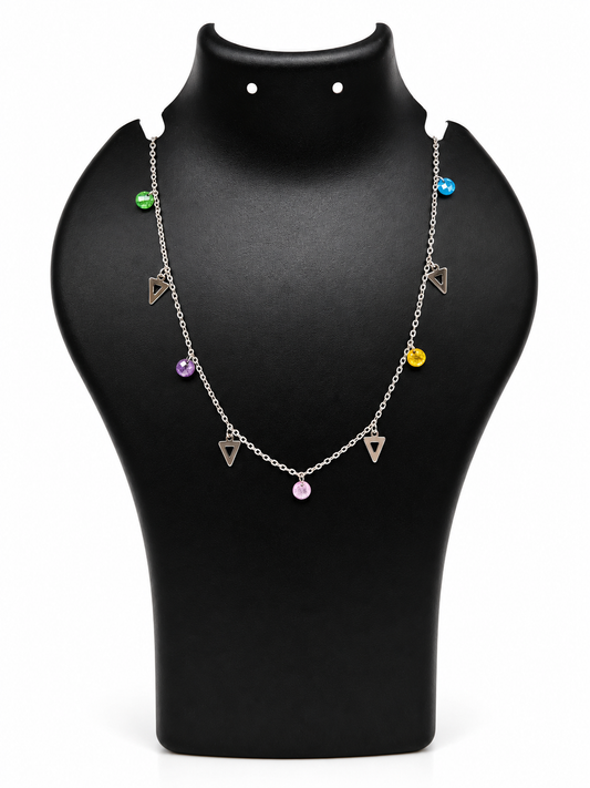 🌈💎 Rangmala Charm Tanmaniya Necklace