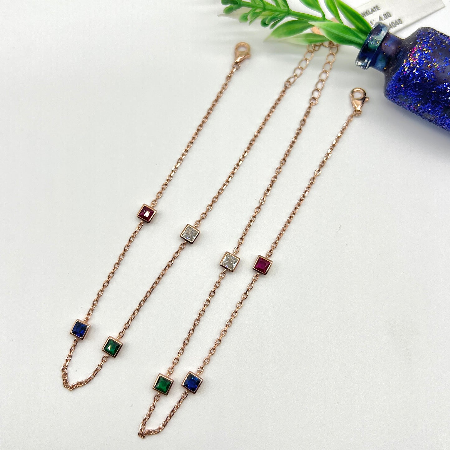 RainbowGleam Anklet 🌈