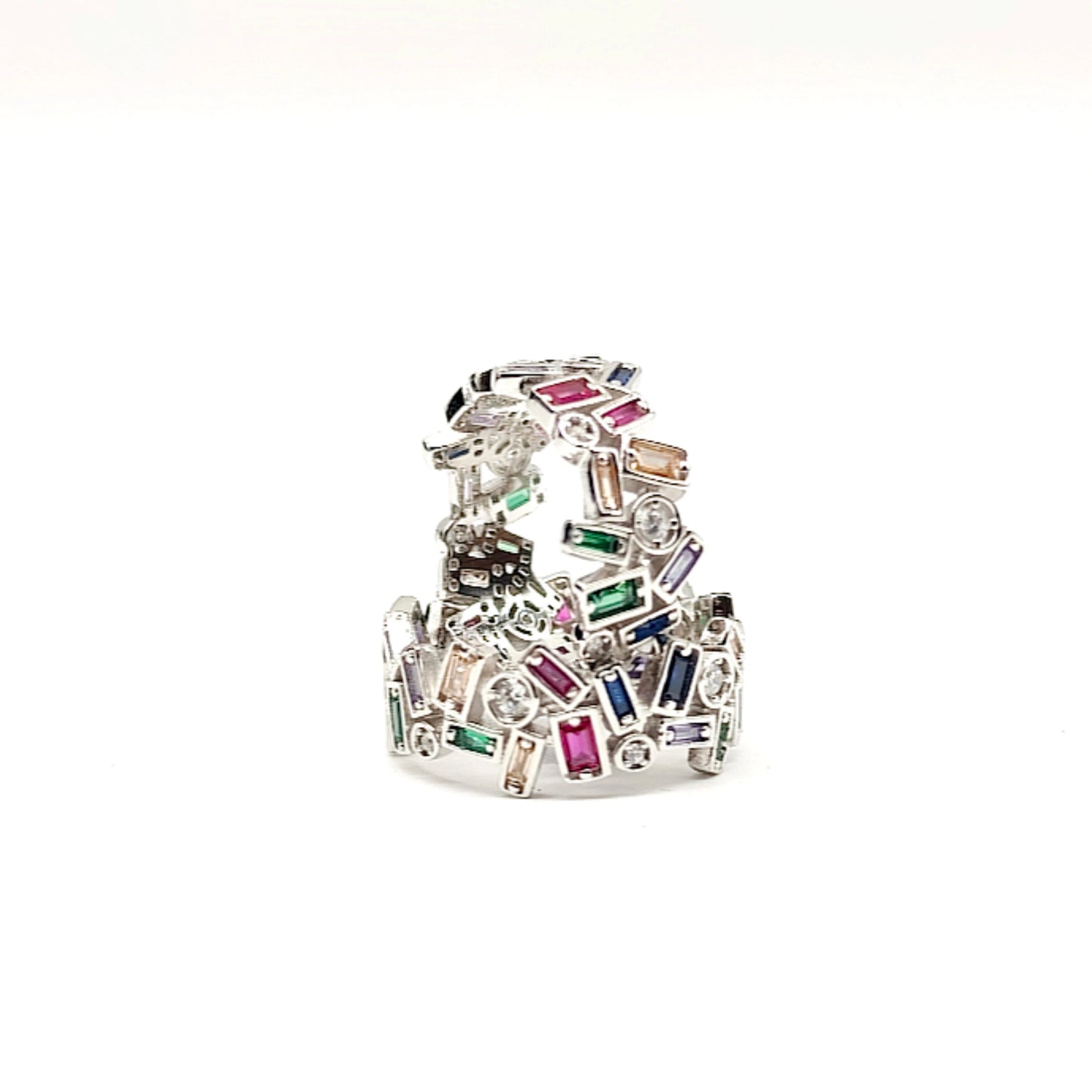 🌈 Prism Baguette Ring