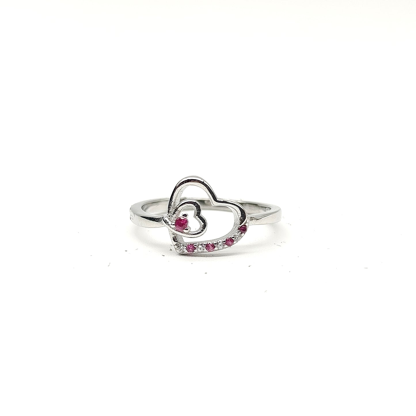 RubyHeartGlow Ring ❤️💎