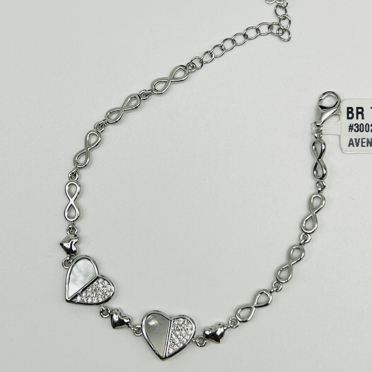 PearlAura – 925 Silver MOP Bracelet ✨