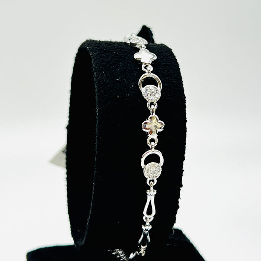✨ EverGlow 925 Silver Swarovski Bracelet