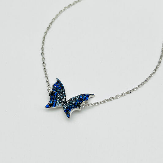 🦋✨ AzureWing 925 Silver Swarovski Bracelet